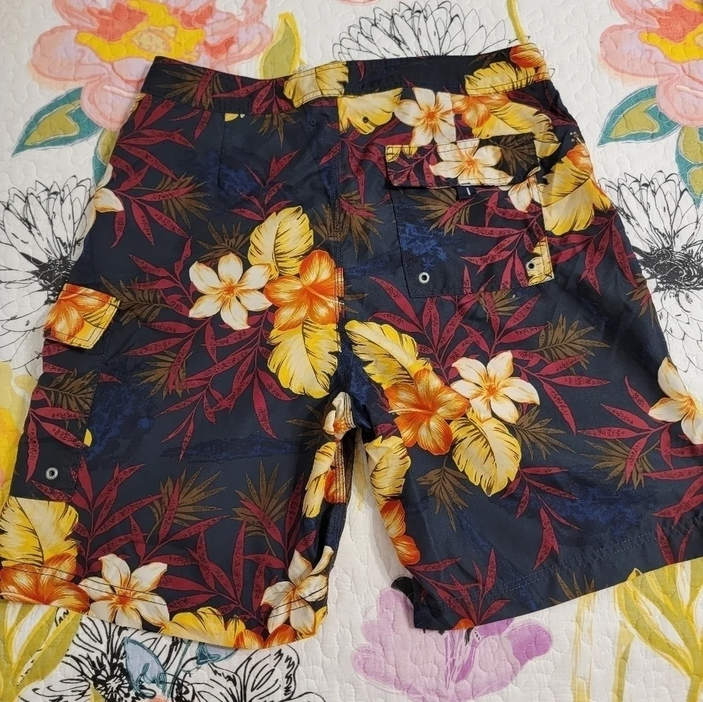 Banana Republic Men's Floral Swim Shorts